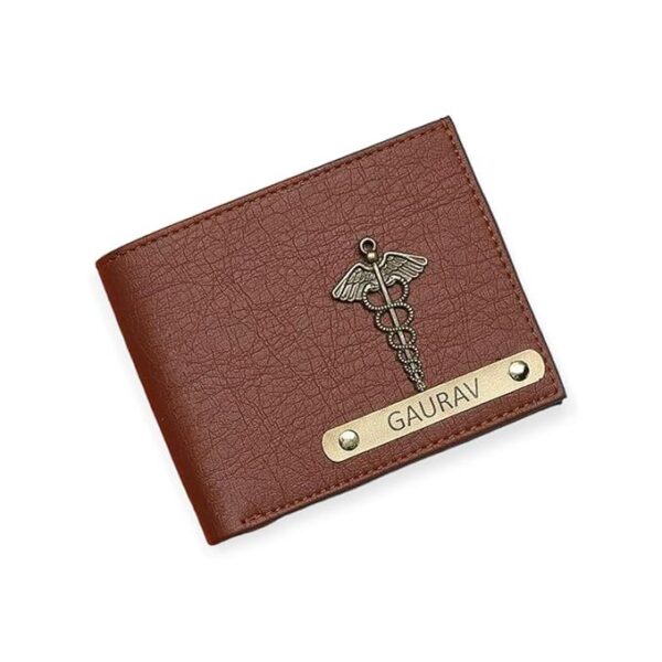 Personalised Men’s Wallet with Designer Badge - Image 2