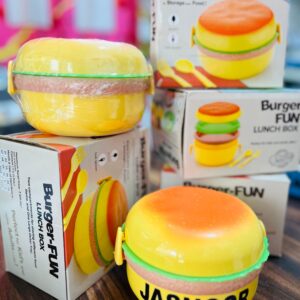 Personalized Burger-Shaped Lunch Box