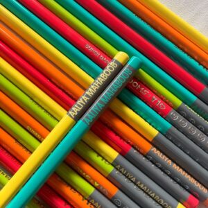 Customised Name Engraved Super Dark Pencils – Pack of 10
