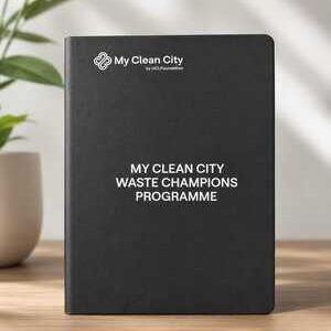 Customised A5 notebook with logo printing for corporate branding and gifting