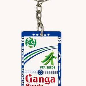 Customised acrylic keychain with logo for promotional branding and corporate gifting