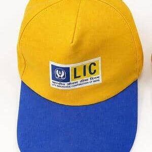LIC printed cap for corporate branding and promotional events