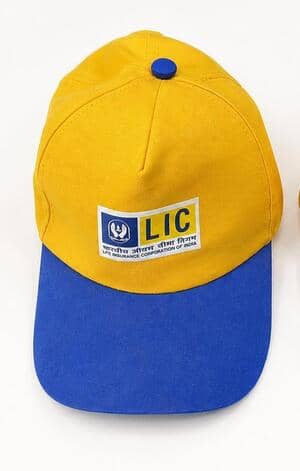 LIC printed cap for corporate branding and promotional events