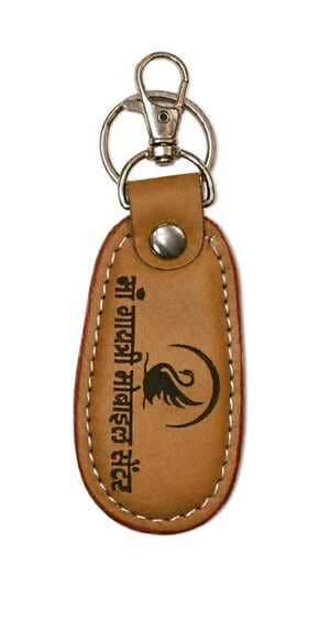 Promotional keychain with custom logo for corporate gifting and branding