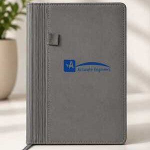 Customised diary with brand logo printing for corporate gifting and office use