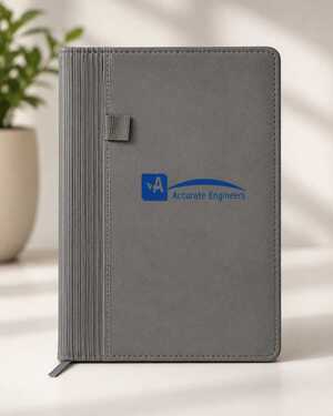 Customised diary with brand logo printing for corporate gifting and office use