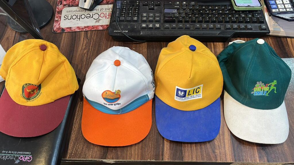 Promotional cap with custom logo printing for corporate branding, events, marketing campaigns, giveaways, and promotional activities